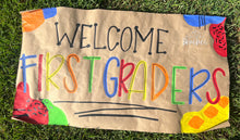 Load image into Gallery viewer, HandPainted Kraft Paper Banner