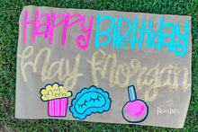 Load image into Gallery viewer, HandPainted Kraft Paper Banner