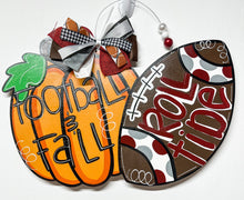 Load image into Gallery viewer, Football and Fall Doorhanger