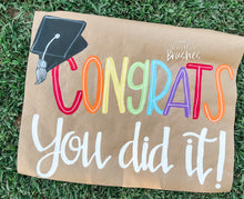 Load image into Gallery viewer, HandPainted Kraft Paper Banner