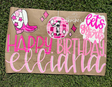 Load image into Gallery viewer, HandPainted Kraft Paper Banner