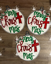 Load image into Gallery viewer, ChrisTmas Ornament Doorhanger