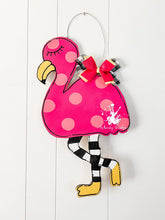 Load image into Gallery viewer, Funky Flamingo Doorhanger