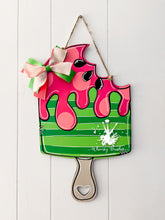 Load image into Gallery viewer, Watermelon Drip Popsicle Doorhanger