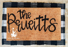 Load image into Gallery viewer, Last Name Doormat