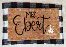 Load image into Gallery viewer, Polka Dot Name Doormat