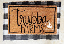 Load image into Gallery viewer, Custom Name Border Doormat