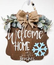 Load image into Gallery viewer, Welcome Home Scalloped Interchangeable Base
