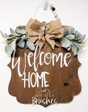 Load image into Gallery viewer, Welcome Home Scalloped Interchangeable Base