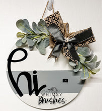 Load image into Gallery viewer, 15” White and Gray Hi Interchangeable Base