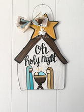 Load image into Gallery viewer, Holy Night Manger Doorhanger