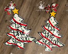 Load image into Gallery viewer, Christmas Tree Cake Doorhanger