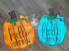 Load image into Gallery viewer, Jumbo Pumpkin Doorhanger