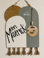 Load image into Gallery viewer, Modern Boho Shape Baby Doorhanger