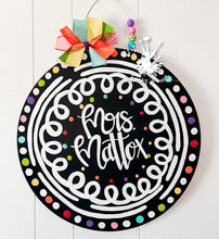 Load image into Gallery viewer, Colorful Classroom Round Doorhanger