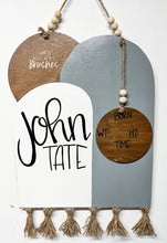 Load image into Gallery viewer, Modern Boho Shape Baby Doorhanger