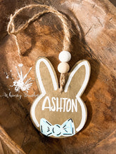 Load image into Gallery viewer, Bunny Easter Basket Name Tag