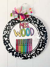 Load image into Gallery viewer, Flare Pen Teacher Doorhanger