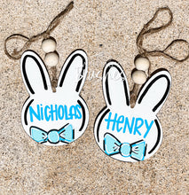 Load image into Gallery viewer, Bunny Easter Basket Name Tag