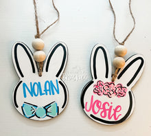 Load image into Gallery viewer, Bunny Easter Basket Name Tag