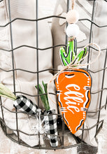 Load image into Gallery viewer, Carrot Easter Basket Name Tag