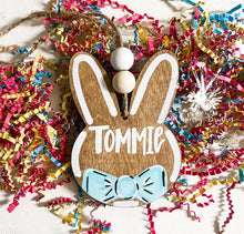 Load image into Gallery viewer, Bunny Easter Basket Name Tag
