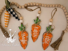 Load image into Gallery viewer, Carrot Easter Basket Name Tag
