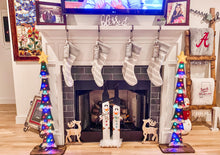 Load image into Gallery viewer, 6” Wooden Stocking Tags