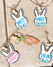 Load image into Gallery viewer, Bunny Easter Basket Name Tag