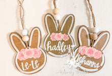 Load image into Gallery viewer, Bunny Easter Basket Name Tag