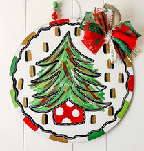 Load image into Gallery viewer, Whimsical Tree Round Doorhanger