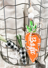Load image into Gallery viewer, Carrot Easter Basket Name Tag