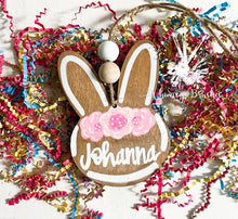Load image into Gallery viewer, Bunny Easter Basket Name Tag