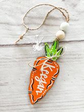 Load image into Gallery viewer, Carrot Easter Basket Name Tag