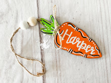 Load image into Gallery viewer, Carrot Easter Basket Name Tag