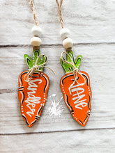 Load image into Gallery viewer, Carrot Easter Basket Name Tag
