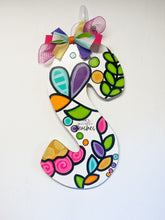 Load image into Gallery viewer, Bright and Colorful Inital Doorhanger