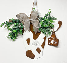Load image into Gallery viewer, Cow Doorhanger