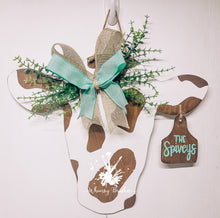 Load image into Gallery viewer, Cow Doorhanger
