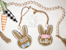 Load image into Gallery viewer, Bunny Easter Basket Name Tag