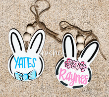 Load image into Gallery viewer, Bunny Easter Basket Name Tag