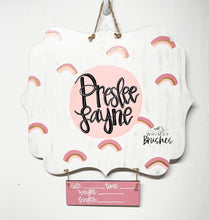 Load image into Gallery viewer, Boho Rainbow Quatre Le Foil Doorhanger