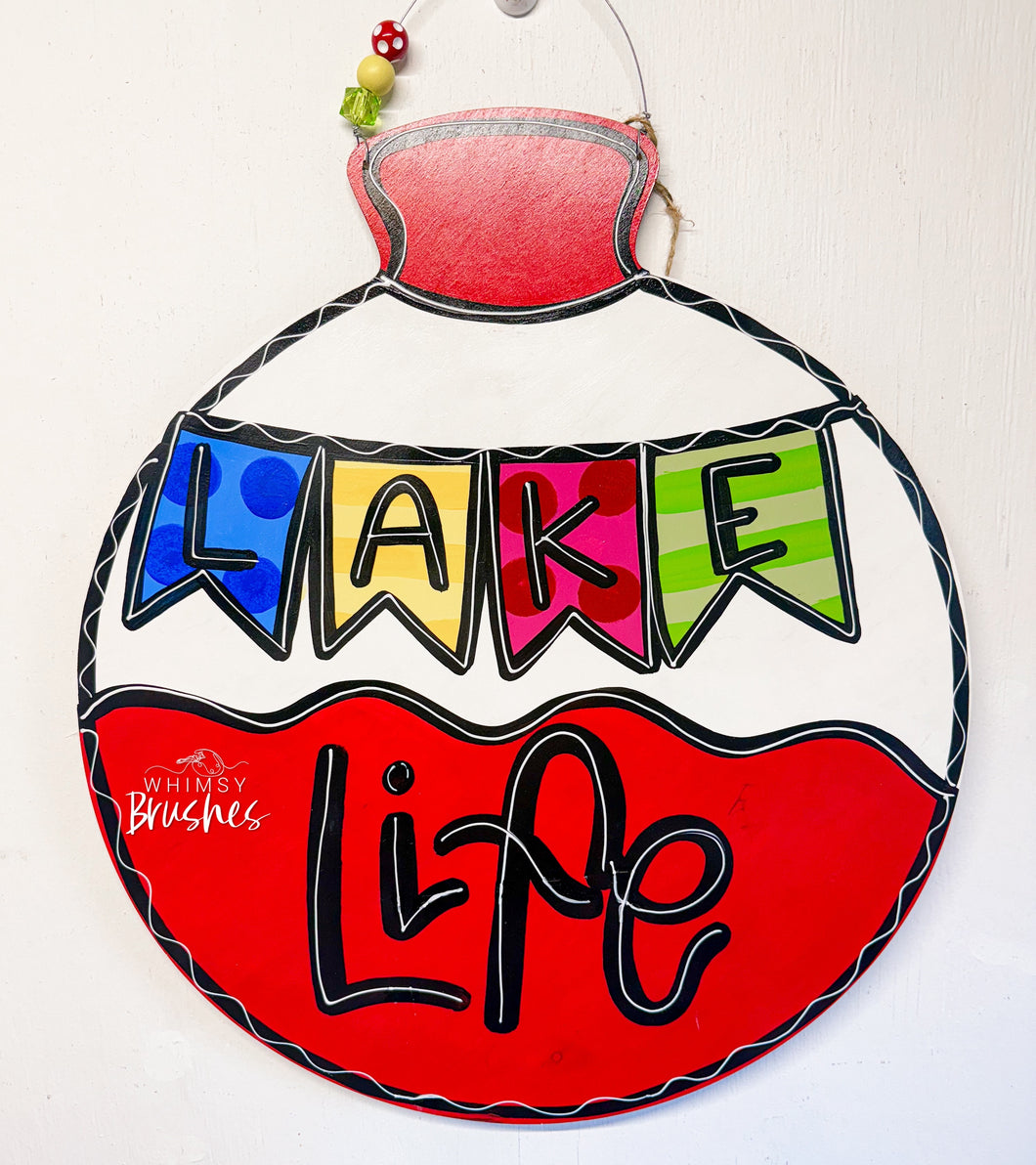 Lake Bobber Doorhanger