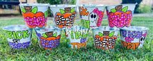 Load image into Gallery viewer, Trick or Treat Halloween Galvanized Bucket
