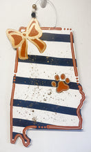 Load image into Gallery viewer, Preppy Striped State Doorhanger
