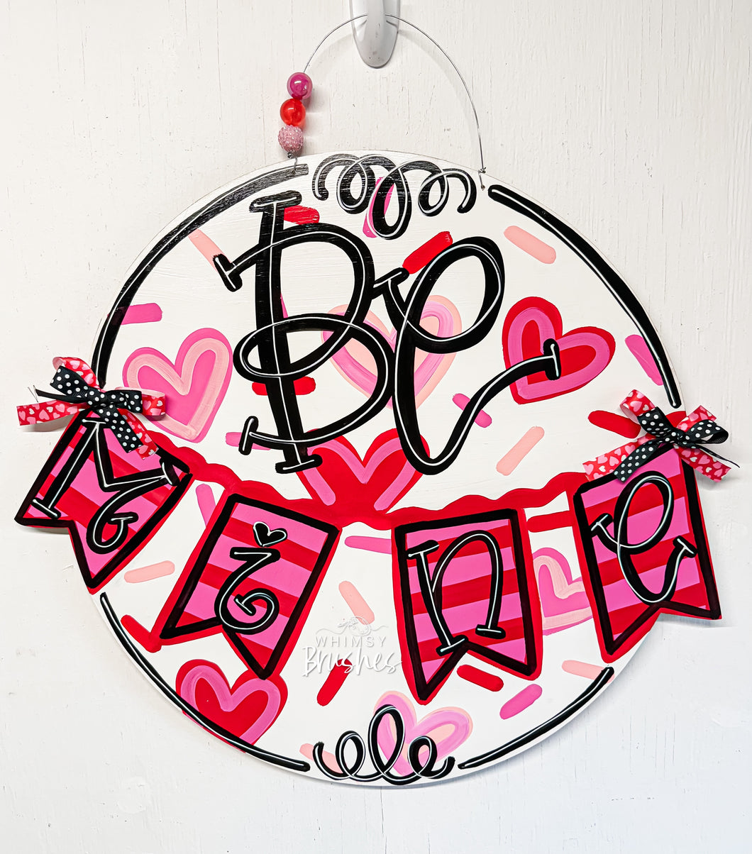 Confetti Valentine Doorhanger