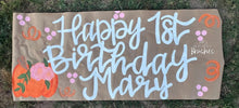 Load image into Gallery viewer, HandPainted Kraft Paper Banner
