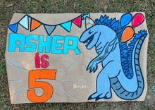 Load image into Gallery viewer, HandPainted Kraft Paper Banner
