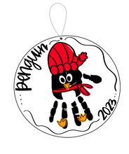 Load image into Gallery viewer, Handprint Ornament — MAKEUP EVENT
