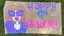 Load image into Gallery viewer, HandPainted Kraft Paper Banner
